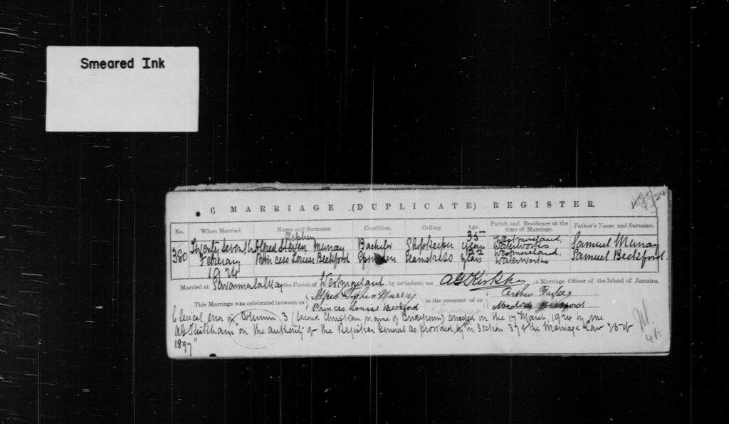 marriage certificate alfred